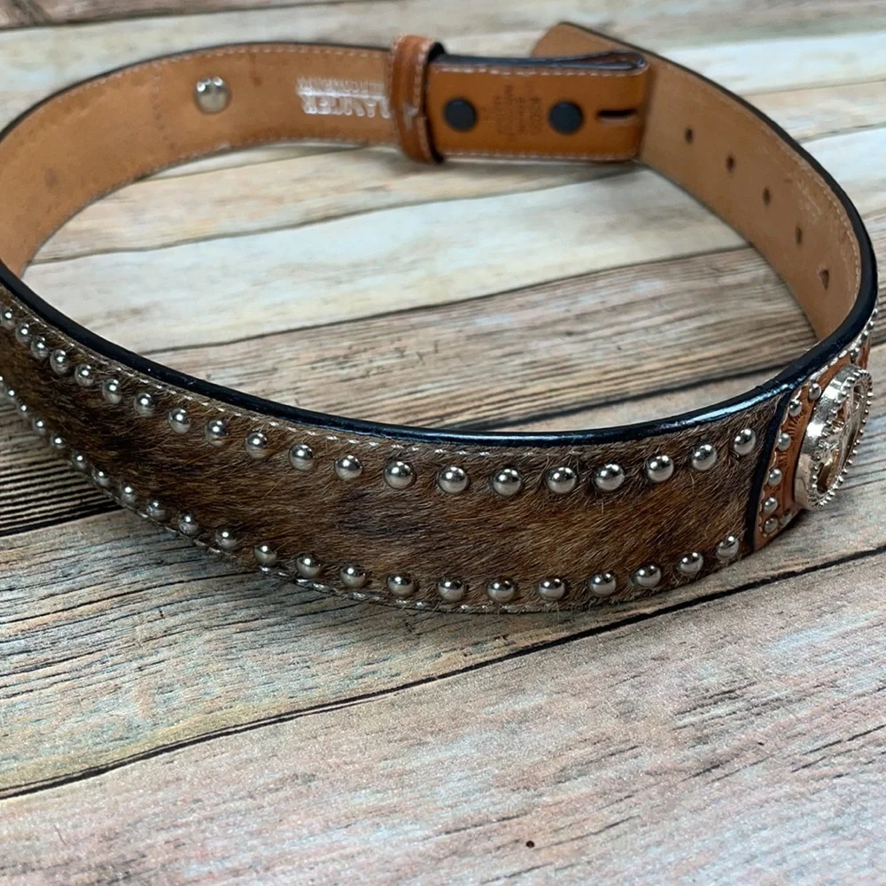 Ranger Belt Company Hand-tooled Belt Size 24 NWOT